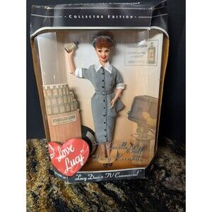 I Love Lucy TV commercial in box 1997 issued Barbie (Damaged Box)